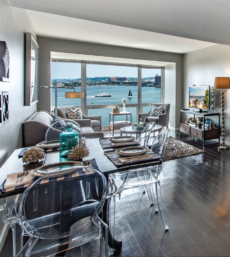 Park lane seaport apartment features