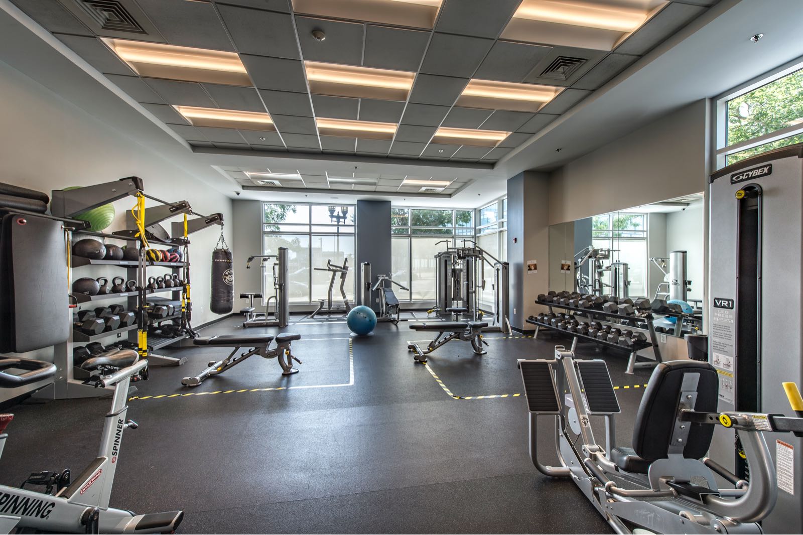 Our light-filled and well-equipped 24-hour fitness center