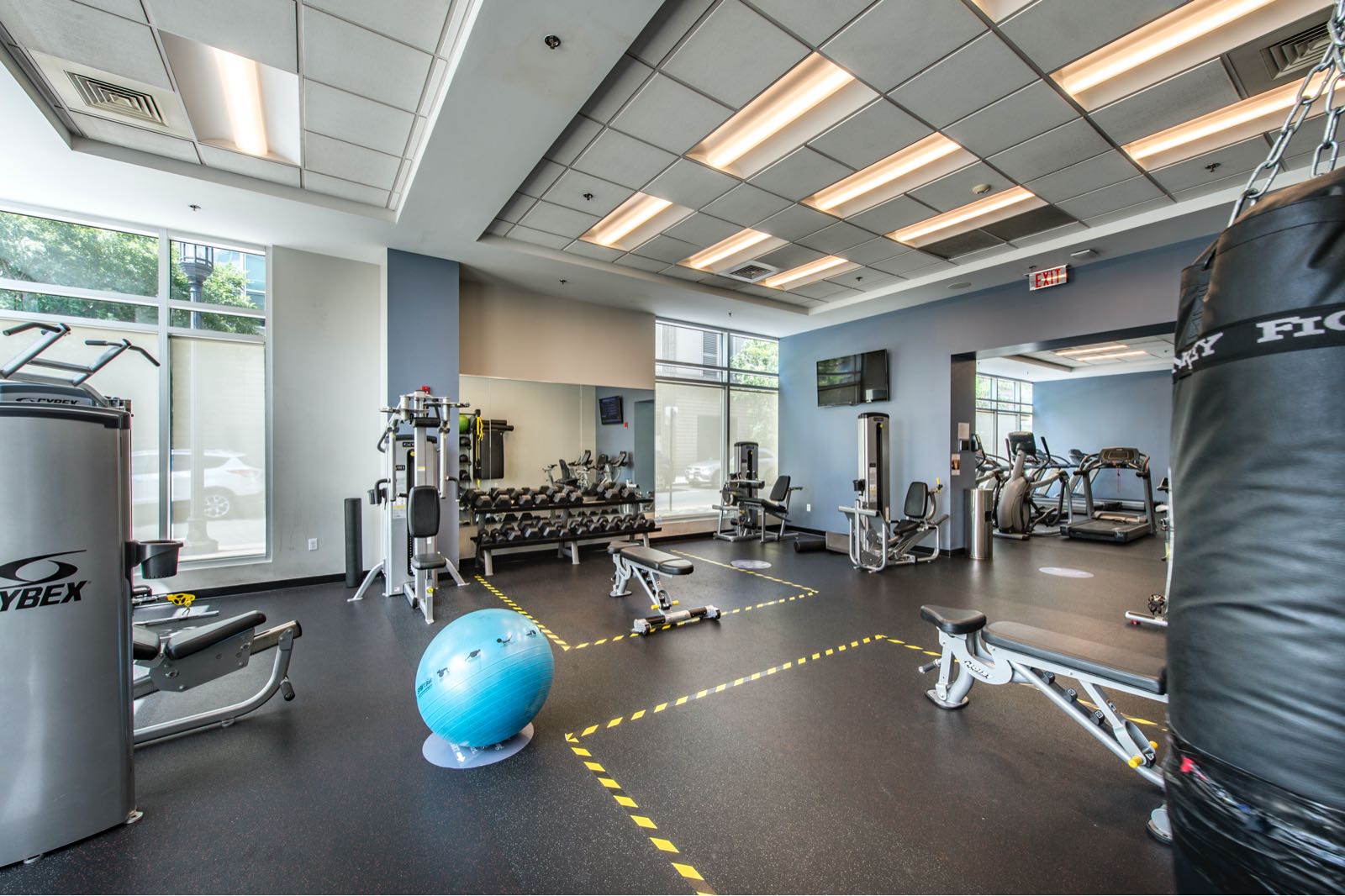 Ample space in our fitness center