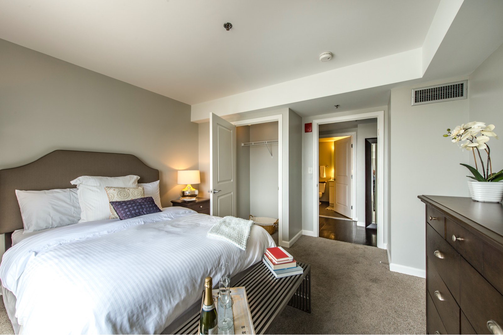 Park lane seaport bedrooms have ample closet space