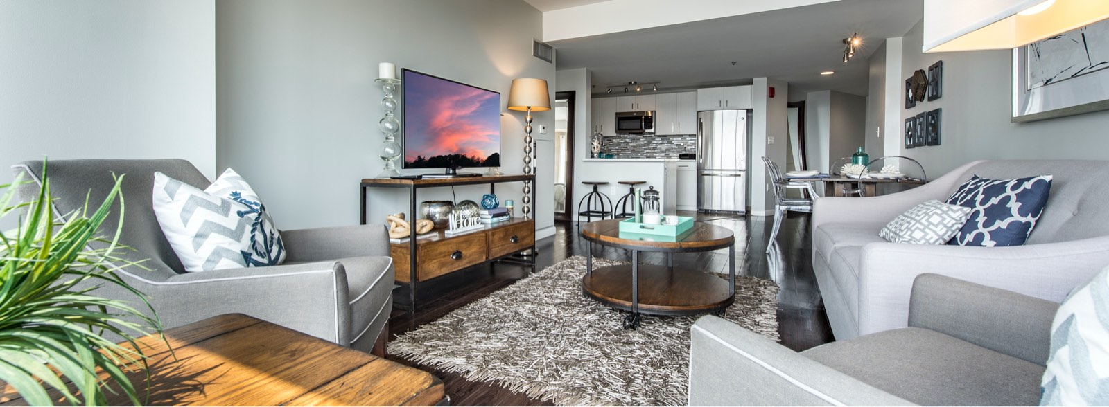 A light-filled and spacious living space