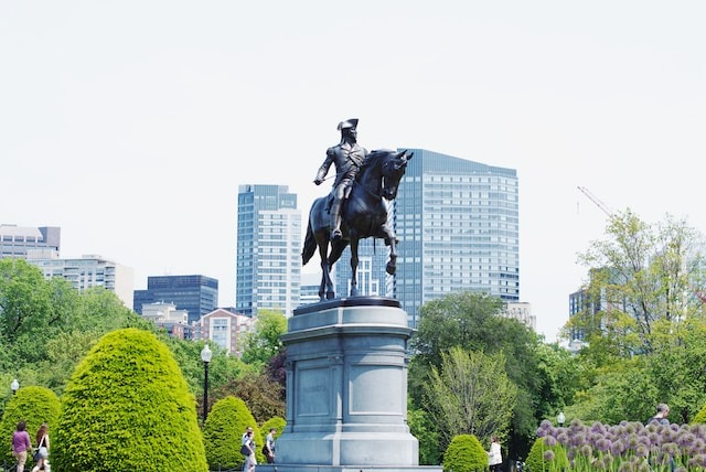George Washington Statue in Boston, MA